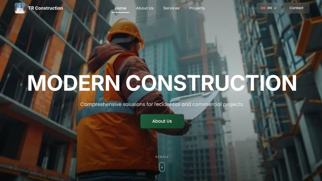 TRMMC.az Construction Corporate Website